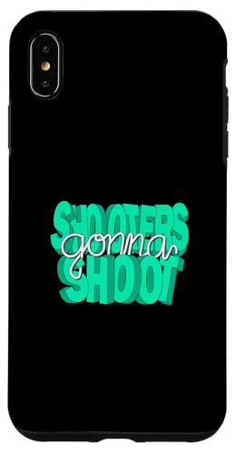 Blaugrün Aqua Shooters Gonna Shoot Teal Aqua Graphic Hülle für iPhone XS Max Blaugrün Aqua Shooters Gonna Shoot Teal Aqua Graphic Hülle für iPhone XS Max von Match Light Teal Aqua Color Graphic Tee