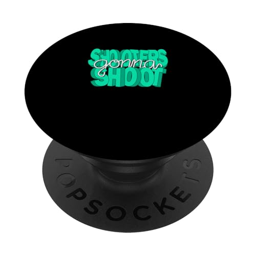 Blaugrün Aqua Shooters Gonna Shoot Teal Aqua Graphic PopSockets Klebender PopGrip Blaugrün Aqua Shooters Gonna Shoot Teal Aqua Graphic PopSockets Klebender PopGrip von Match Light Teal Aqua Color Graphic Tee