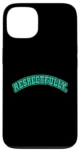 Hellblaugrün Aqua Respectfully. Blaugrün Aqua Grafik Hülle für iPhone 13 Hellblaugrün Aqua Respectfully. Blaugrün Aqua Grafik Hülle für iPhone 13 von Match Light Teal Aqua Color Graphic Tee
