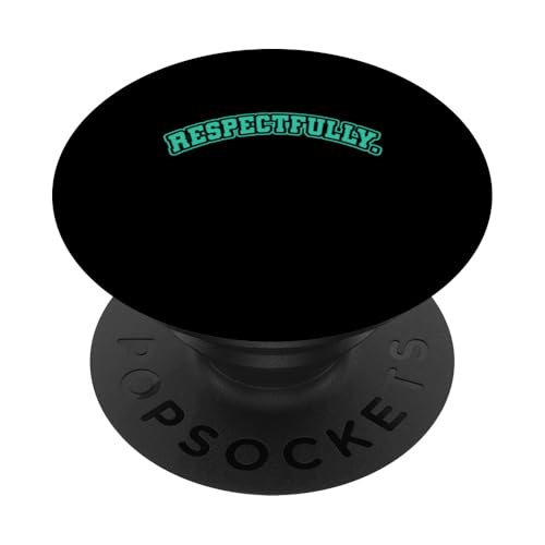 Hellblaugrün Aqua Respectfully. Blaugrün Aqua Grafik PopSockets Klebender PopGrip Hellblaugrün Aqua Respectfully. Blaugrün Aqua Grafik PopSockets Klebender PopGrip von Match Light Teal Aqua Color Graphic Tee