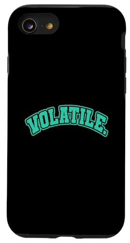 Light Teal Aqua, bekannt als volatil, Blaugrün mit Aquagrafik Hülle für iPhone SE (2020) / 7 / 8 von Match Light Teal Aqua Color Graphic Tee