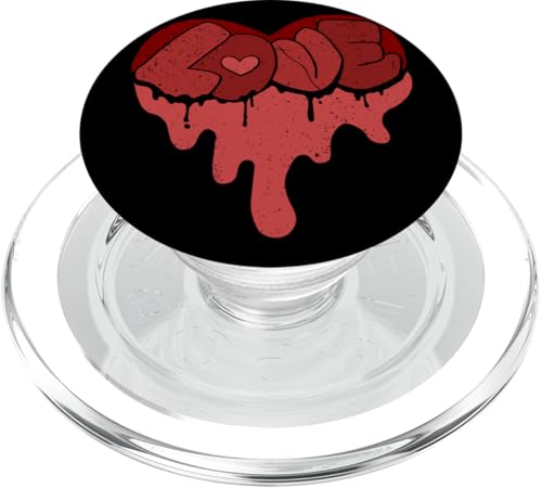 Kastanienbraunes Burgunderrot That Melt Ya Heart-Love Kastanienbraun Grafik PopSockets PopGrip für MagSafe von Match Maroon Red Burgundy Color Graphic Tee