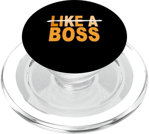 Orange An Actual Boss Grafik PopSockets PopGrip für MagSafe Orange An Actual Boss Grafik PopSockets PopGrip für MagSafe von Match Orange Color Graphic Tee