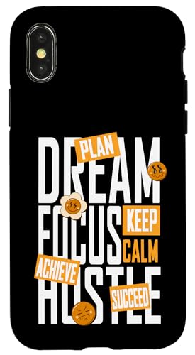 Orange Dream, Focus, Hustle Orange Farbgrafik Hülle für iPhone X/XS Orange Dream, Focus, Hustle Orange Farbgrafik Hülle für iPhone X/XS von Match Orange Color Graphic Tee