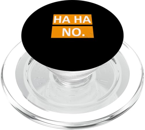 Orange Ha Ha No. Orange Grafik PopSockets PopGrip für MagSafe von Match Orange Color Graphic Tee