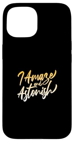 Orange I Amaze & Astonish Orange Grafik Hülle für iPhone 15 Orange I Amaze & Astonish Orange Grafik Hülle für iPhone 15 von Match Orange Color Graphic Tee