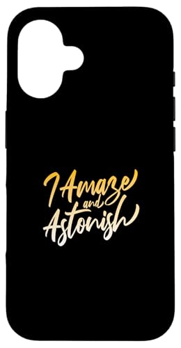 Orange I Amaze & Astonish Orange Grafik Hülle für iPhone 16 Orange I Amaze & Astonish Orange Grafik Hülle für iPhone 16 von Match Orange Color Graphic Tee