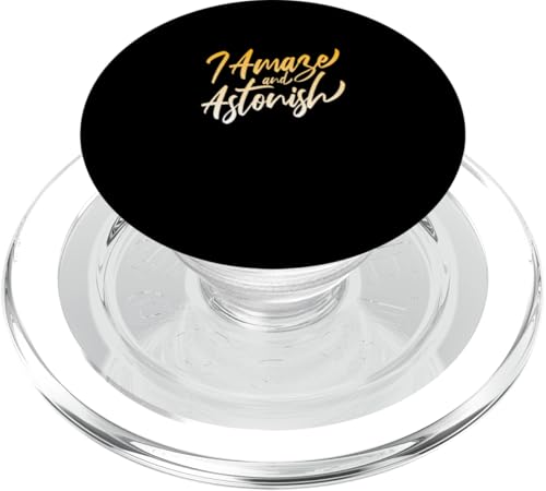Orange I Amaze & Astonish Orange Grafik PopSockets PopGrip für MagSafe Orange I Amaze & Astonish Orange Grafik PopSockets PopGrip für MagSafe von Match Orange Color Graphic Tee