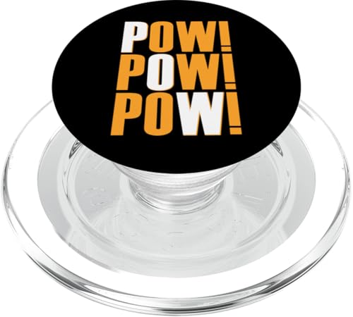 Orange POW!x3 Orange Farbgrafik PopSockets PopGrip für MagSafe Orange POW!x3 Orange Farbgrafik PopSockets PopGrip für MagSafe von Match Orange Color Graphic Tee