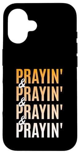 Orange Prayin'-x4 Orange Grafik Hülle für iPhone 16 von Match Orange Color Graphic Tee