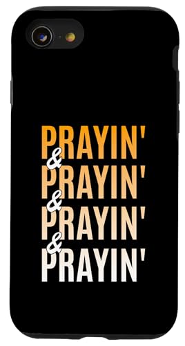 Orange Prayin'-x4 Orange Grafik Hülle für iPhone SE (2020) / 7 / 8 von Match Orange Color Graphic Tee