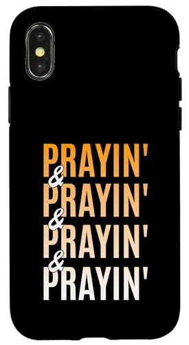 Orange Prayin'-x4 Orange Grafik Hülle für iPhone X/XS Orange Prayin'-x4 Orange Grafik Hülle für iPhone X/XS von Match Orange Color Graphic Tee