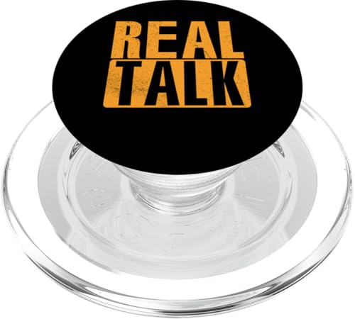 Orange Real Talk Orange Grafik PopSockets PopGrip für MagSafe von Match Orange Color Graphic Tee