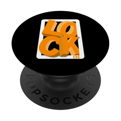 Orange eingesperrte orangefarbene Grafik PopSockets Klebender PopGrip Orange eingesperrte orangefarbene Grafik PopSockets Klebender PopGrip von Match Orange Color Graphic Tee