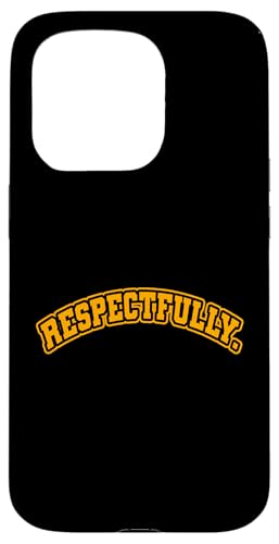Orange respektful.Orangefarbene Grafik Hülle für iPhone 15 Pro Orange respektful.Orangefarbene Grafik Hülle für iPhone 15 Pro von Match Orange Color Graphic Tee