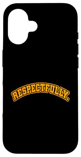 Orange respektful.Orangefarbene Grafik Hülle für iPhone 16 Orange respektful.Orangefarbene Grafik Hülle für iPhone 16 von Match Orange Color Graphic Tee