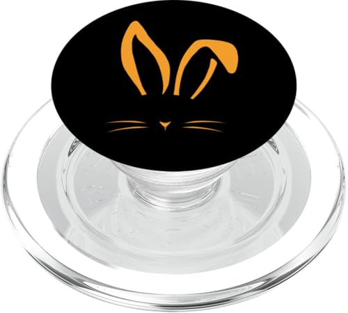 Orangefarbener niedlicher unsichtbarer Hase mit oranger Grafik PopSockets PopGrip für MagSafe Orangefarbener niedlicher unsichtbarer Hase mit oranger Grafik PopSockets PopGrip für MagSafe von Match Orange Color Graphic Tee