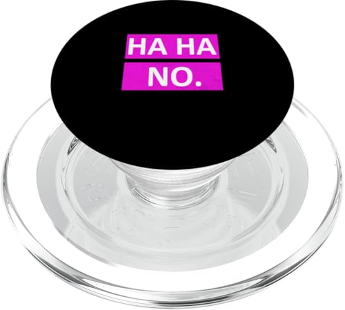 Pink Ha Ha No. Rosa Grafik PopSockets PopGrip für MagSafe von Match Pink Color Graphic Tee