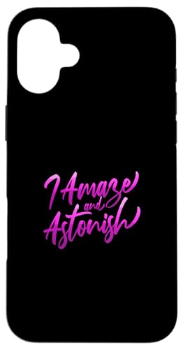 Pink I Amaze & Astonish Pink Grafik Hülle für iPhone 16 Plus Pink I Amaze & Astonish Pink Grafik Hülle für iPhone 16 Plus von Match Pink Color Graphic Tee