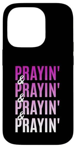 Pink Prayin'-x4 rosa Grafik Hülle für iPhone 14 Pro Pink Prayin'-x4 rosa Grafik Hülle für iPhone 14 Pro von Match Pink Color Graphic Tee