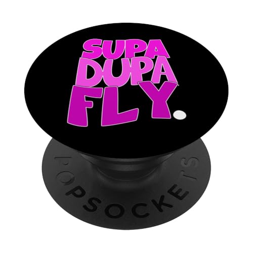 Pink SupaDupaFly Pink Farbe Grafik Pink PopSockets Klebender PopGrip Pink SupaDupaFly Pink Farbe Grafik Pink PopSockets Klebender PopGrip von Match Pink Color Graphic Tee