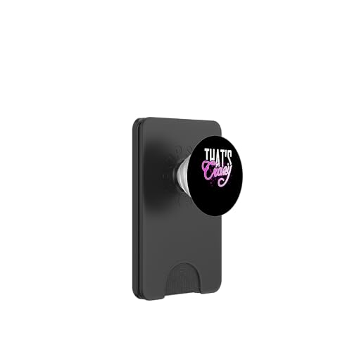 Pink That's Cra.... Rosa Grafik PopSockets PopWallet für MagSafe von Match Pink Color Graphic Tee