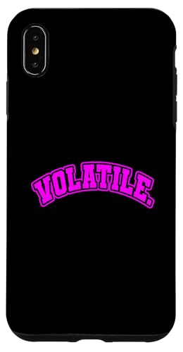Rosa, bekannt als volatil, rosafarbene Grafik Hülle für iPhone XS Max Rosa, bekannt als volatil, rosafarbene Grafik Hülle für iPhone XS Max von Match Pink Color Graphic Tee