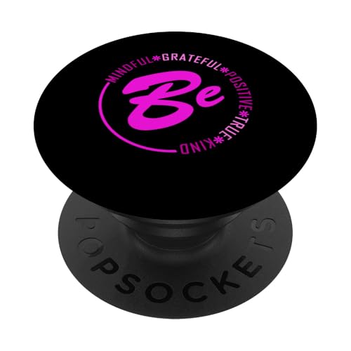 Rosa BE Pink Grafik PopSockets Klebender PopGrip von Match Pink Color Graphic Tee