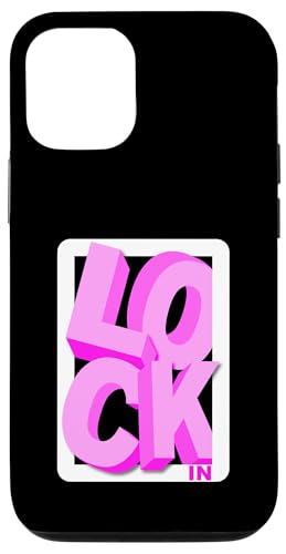Rosa LOCK-IN rosa Grafik Hülle für iPhone 12/12 Pro Rosa LOCK-IN rosa Grafik Hülle für iPhone 12/12 Pro von Match Pink Color Graphic Tee