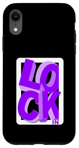 Lila eingeschlossene violette Grafik Hülle für iPhone XR Lila eingeschlossene violette Grafik Hülle für iPhone XR von Match Purple Color Graphic Tee