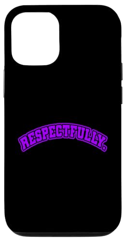 Lila respektvoll. violette Grafik Hülle für iPhone 12/12 Pro Lila respektvoll. violette Grafik Hülle für iPhone 12/12 Pro von Match Purple Color Graphic Tee