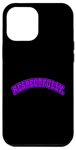 Lila respektvoll. violette Grafik Hülle für iPhone 12 Pro Max Lila respektvoll. violette Grafik Hülle für iPhone 12 Pro Max von Match Purple Color Graphic Tee