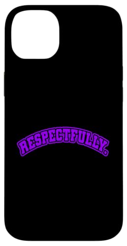 Lila respektvoll. violette Grafik Hülle für iPhone 14 Plus Lila respektvoll. violette Grafik Hülle für iPhone 14 Plus von Match Purple Color Graphic Tee