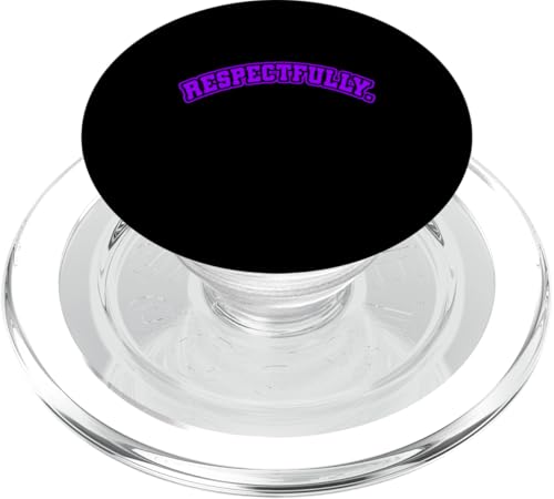 Lila respektvoll. violette Grafik PopSockets PopGrip für MagSafe Lila respektvoll. violette Grafik PopSockets PopGrip für MagSafe von Match Purple Color Graphic Tee