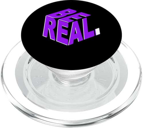 Purple Be Real Purple Grafik PopSockets PopGrip für MagSafe Purple Be Real Purple Grafik PopSockets PopGrip für MagSafe von Match Purple Color Graphic Tee
