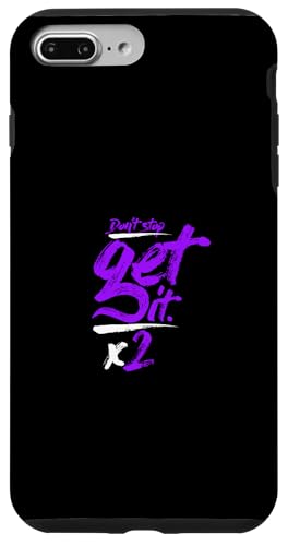 Purple Don't Stop Get It-x2 Lila Grafik Hülle für iPhone 7 Plus/8 Plus Purple Don't Stop Get It-x2 Lila Grafik Hülle für iPhone 7 Plus/8 Plus von Match Purple Color Graphic Tee