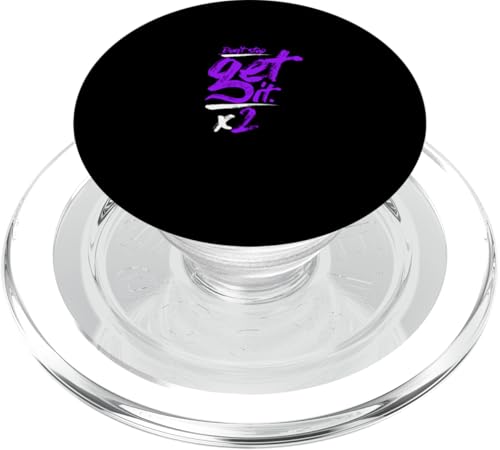 Purple Don't Stop Get It-x2 Lila Grafik PopSockets PopGrip für MagSafe Purple Don't Stop Get It-x2 Lila Grafik PopSockets PopGrip für MagSafe von Match Purple Color Graphic Tee