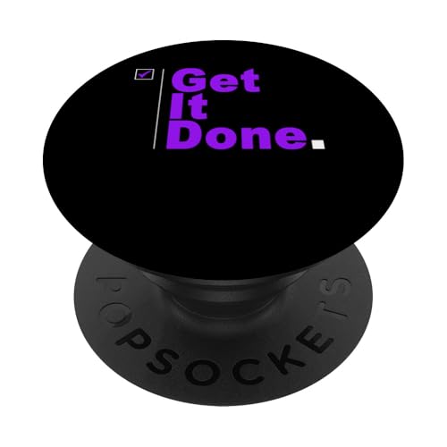Purple Done. Violette Grafik PopSockets Klebender PopGrip von Match Purple Color Graphic Tee