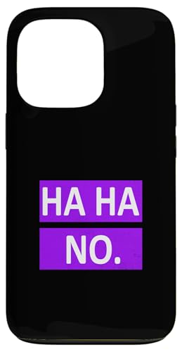 Purple Ha Ha No. Purple Graphic Hülle für iPhone 13 Pro Purple Ha Ha No. Purple Graphic Hülle für iPhone 13 Pro von Match Purple Color Graphic Tee