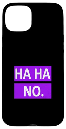 Purple Ha Ha No. Purple Graphic Hülle für iPhone 15 Plus Purple Ha Ha No. Purple Graphic Hülle für iPhone 15 Plus von Match Purple Color Graphic Tee