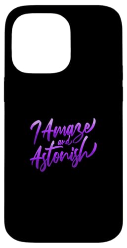 Purple I Amaze & Astonish Purple Graphic Hülle für iPhone 14 Pro Max Purple I Amaze & Astonish Purple Graphic Hülle für iPhone 14 Pro Max von Match Purple Color Graphic Tee