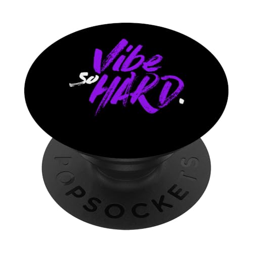 Purple Vibe So Hard Purple Grafik PopSockets Klebender PopGrip von Match Purple Color Graphic Tee