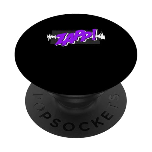 Purple Zapp! Purple Graphic PopSockets Klebender PopGrip von Match Purple Color Graphic Tee