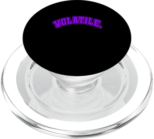 Violette Grafik, die bekanntermaßen flüchtig ist, Violette Grafik PopSockets PopGrip für MagSafe Violette Grafik, die bekanntermaßen flüchtig ist, Violette Grafik PopSockets PopGrip für MagSafe von Match Purple Color Graphic Tee