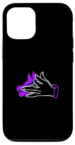 Violette Grafik: Füttere den Wolf in lila Hülle für iPhone 12/12 Pro Violette Grafik: Füttere den Wolf in lila Hülle für iPhone 12/12 Pro von Match Purple Color Graphic Tee