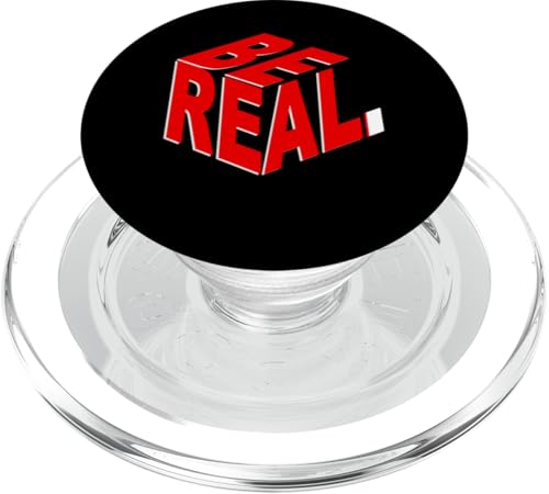 Red Be Real Red Grafik PopSockets PopGrip für MagSafe Red Be Real Red Grafik PopSockets PopGrip für MagSafe von Match Red Color Graphic Tee