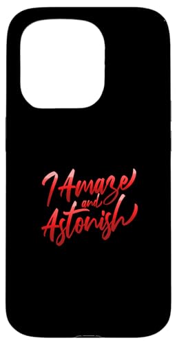 Red I Amaze & Astonish Red Graphic Hülle für iPhone 15 Pro Red I Amaze & Astonish Red Graphic Hülle für iPhone 15 Pro von Match Red Color Graphic Tee
