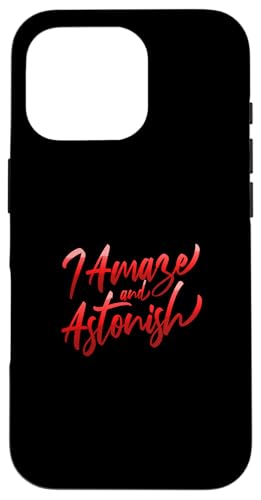 Red I Amaze & Astonish Red Graphic Hülle für iPhone 16 Pro Red I Amaze & Astonish Red Graphic Hülle für iPhone 16 Pro von Match Red Color Graphic Tee