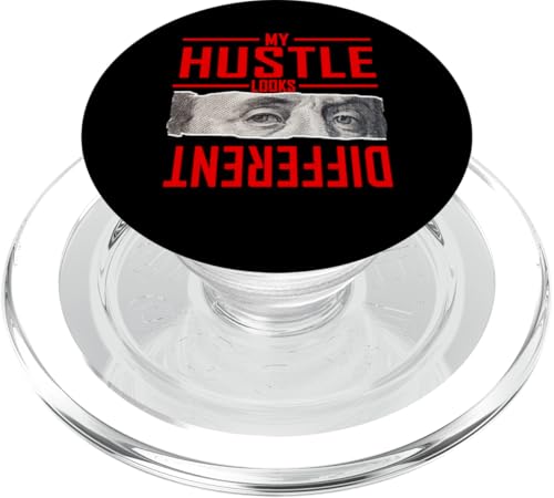 Red My Hustle Look Different Red Graphic PopSockets PopGrip für MagSafe Red My Hustle Look Different Red Graphic PopSockets PopGrip für MagSafe von Match Red Color Graphic Tee