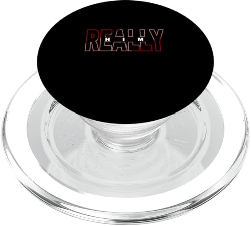 Red Really HIM Red Graphic PopSockets PopGrip für MagSafe Red Really HIM Red Graphic PopSockets PopGrip für MagSafe von Match Red Color Graphic Tee